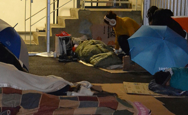 Sleeping rough