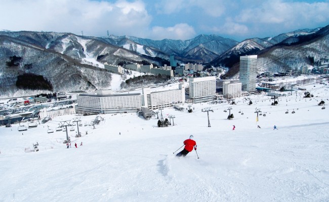Skiing in Japan